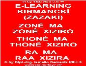 ONLINE LEARNING <br>ZAZACA OKUMA YAZMA EL-KITABI 